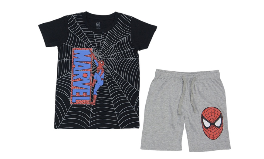 Image 2: Spiderman Short Set