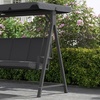 Image 6: Outsunny Three-Seater Swing Bench