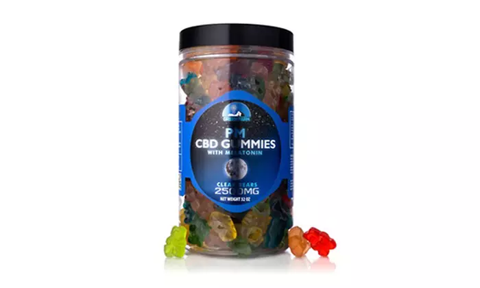 Nighttime PM Hemp Gummies with Melatonin for Better Sleep from Green Farm