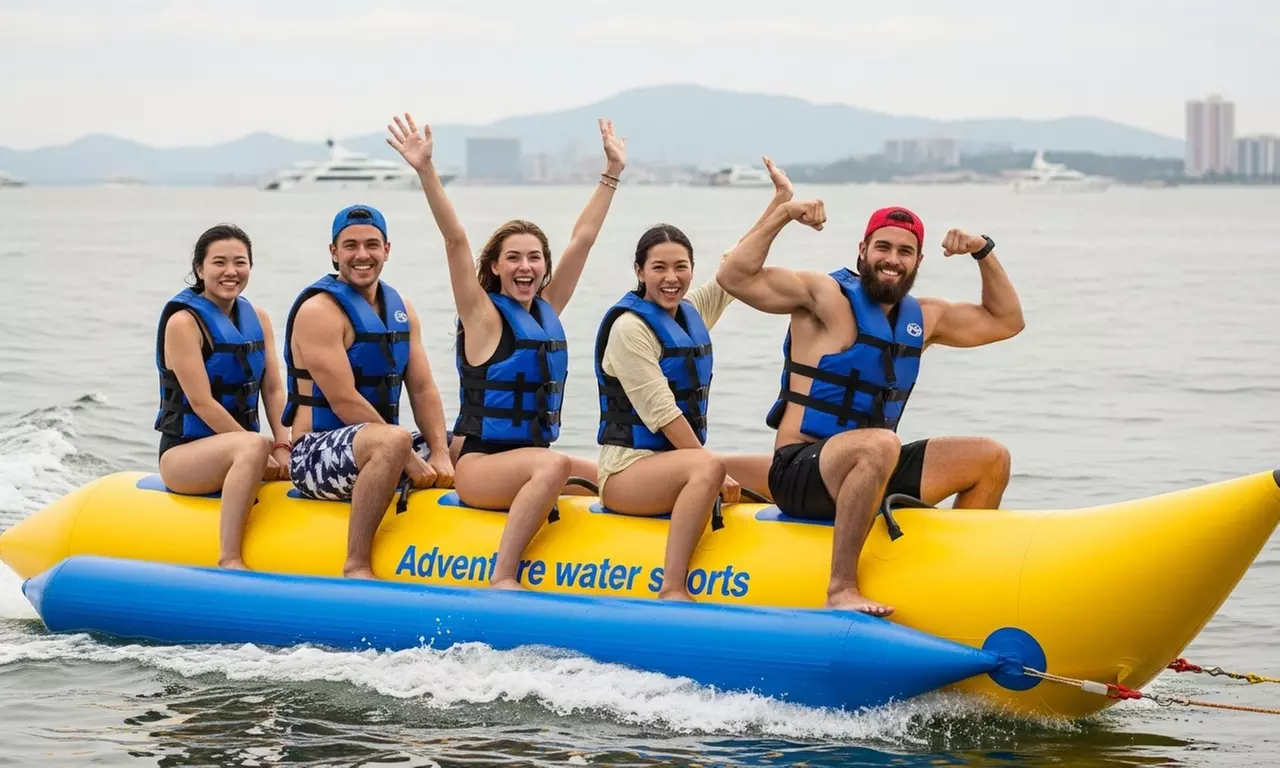 15-20 Min Banana Boat Ride + Kayak & Paddleboard on Fort Myers Beach