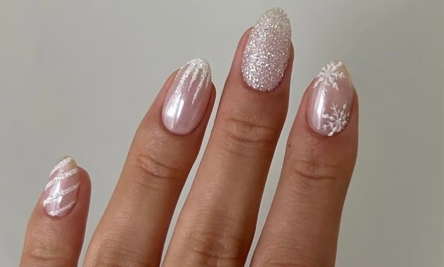 Image 3: Pamper Your Nails with French or Cat Eye Gel Manicure + Lash Service