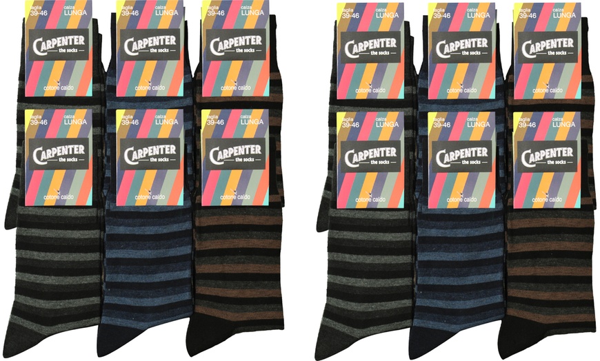 Image 34: Carpenter 6er- oder 12-Pack kurze oder lange Herren-Socken