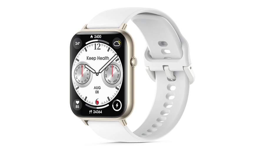 Image 14: Bluetooth Smart Watch 2.1" Touch Screen Heartrate Blood Pressure