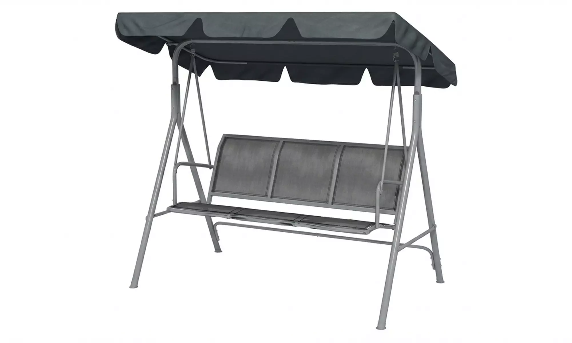 Outsunny 3-Seater Garden Swing Chair with Adjustable Canopy