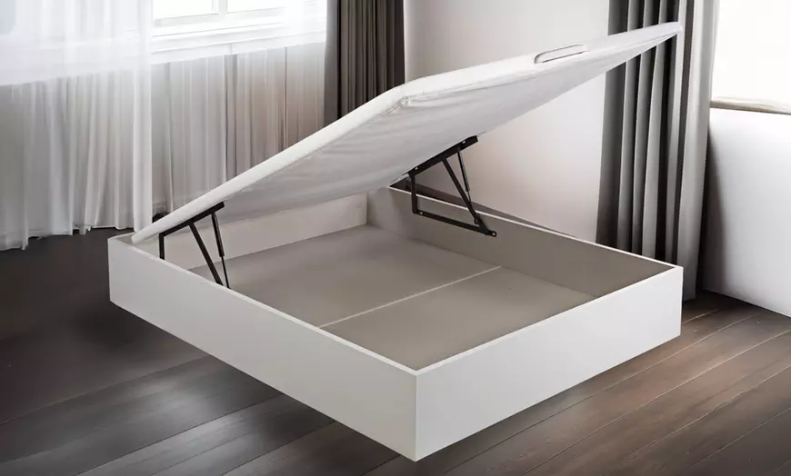 Image 1: Canapé abatible de madera blanco con montaje, retirada de usado y envío gratuito ROYAL SLEEP