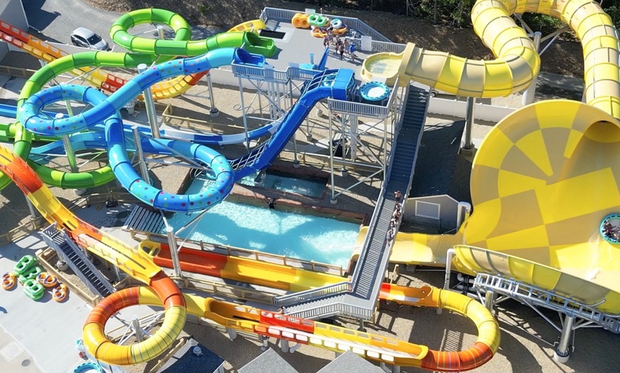 Image 1: Water Park and Inflatable Park Combo Ticket at Wicked Waves