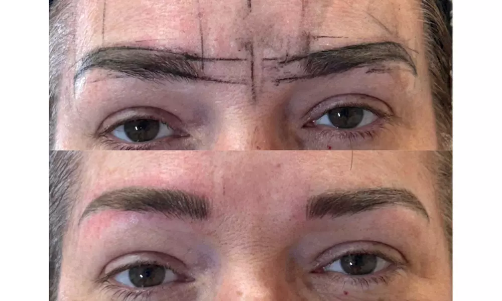 Transform your Look with a Microblading Session or Ombré Brows at Ink Chic - Up to 25%  Off - Second Medium