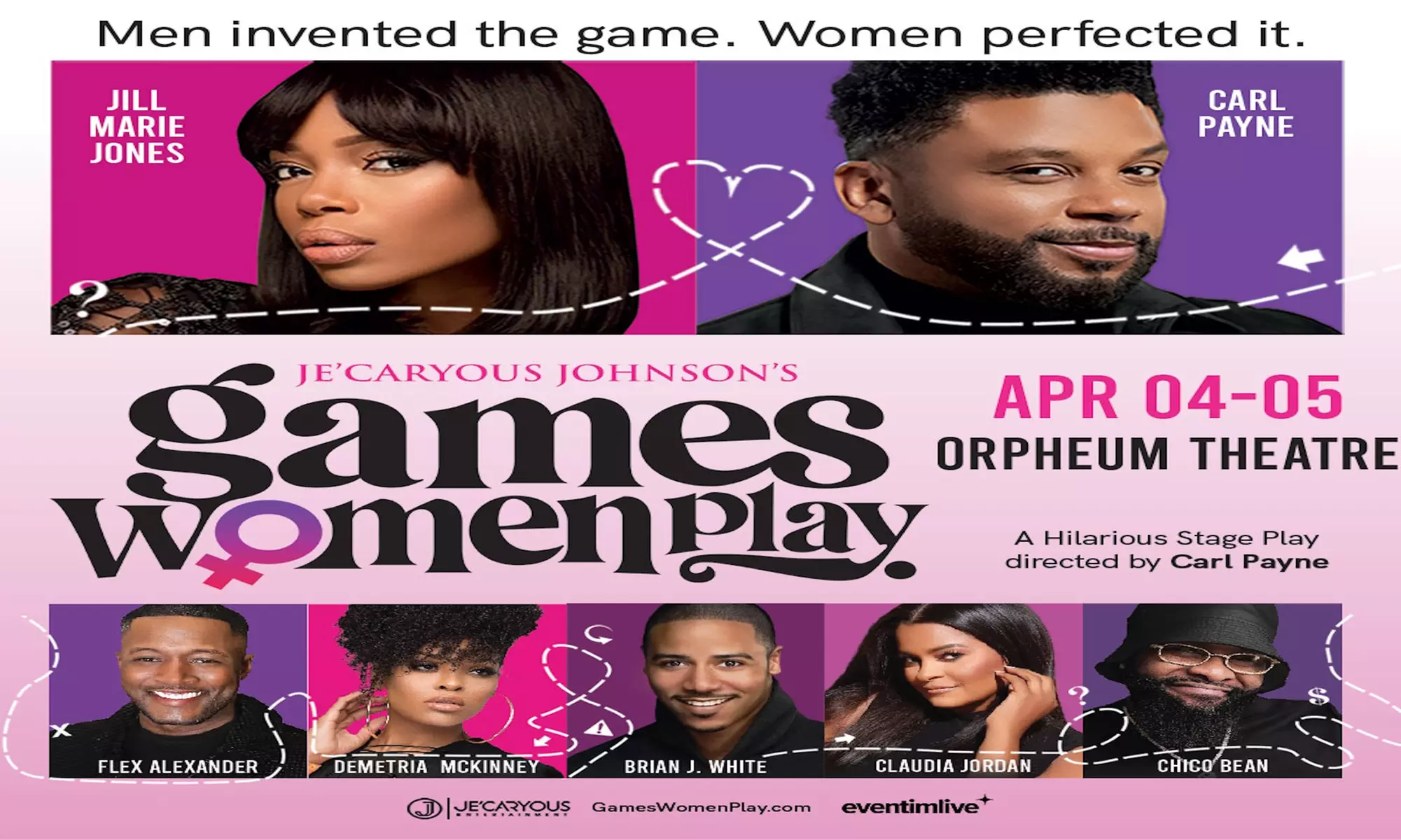 Games Women Play. W/ Carl Payne, Jill Marie Jones, & more at Orpheum Theatre on April 4-5  - Primary Image