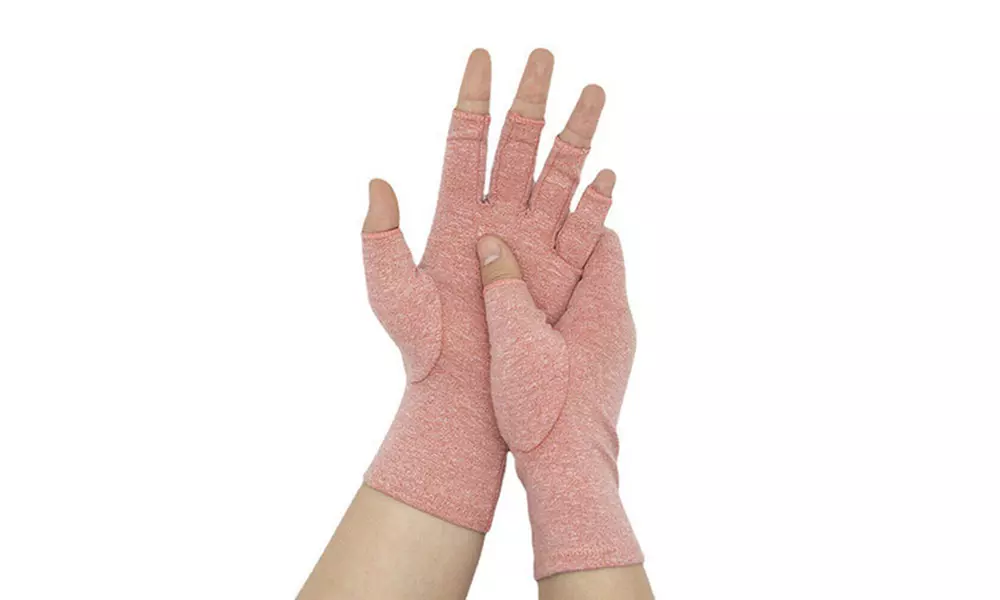 Compressiehandschoenen met open vingertoppen