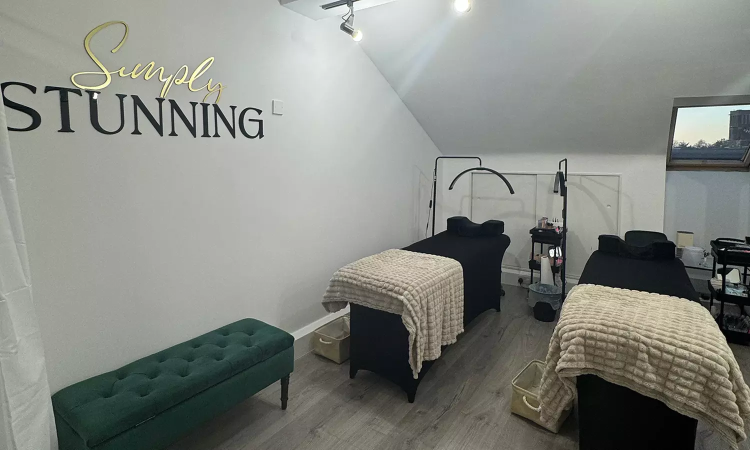 Choose an Express Facial or Hydra Facial with LED Light Therapy