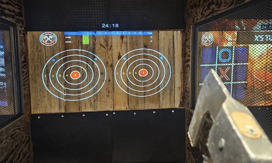 Image 4: Enjoy Axe Throwing Fun For Your Group - All Skill Levels Welcome