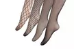 4 Packs Magik Women Fishnet Stocking Cross Seamless Nylon Mesh Tights Pantyhose - Second Medium
