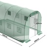 Image 4: Outdoor Walk-in Tunnel Steel Greenhouse with PE Cover