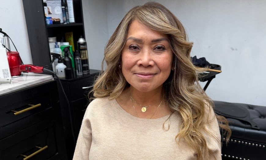 Image 13: Women's Shampoo, Blow-Dry & Style with Color or Highlight Options