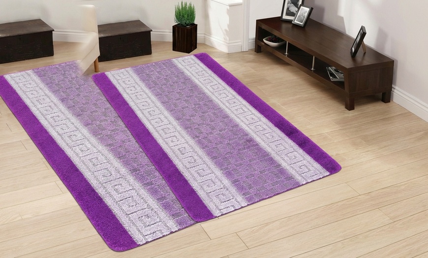 Image 3: Machine Washable Non-Slip Gel Back Door and Entrance Mats