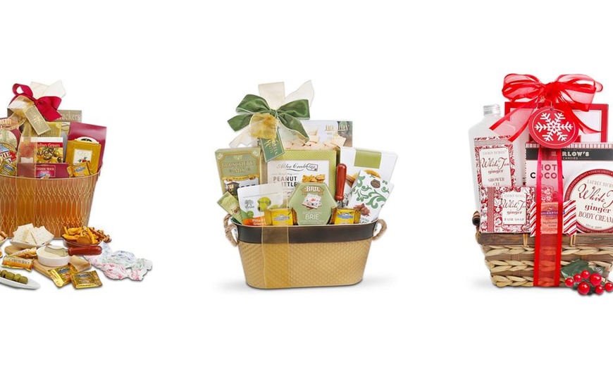 Image 1: Holiday Gifting: Gourmet Baskets For Everyone On Your List