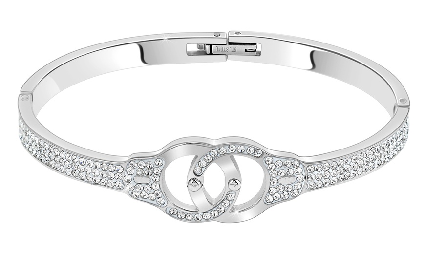 Image 12: Brazalete con cristales brillantes de SC Crystal