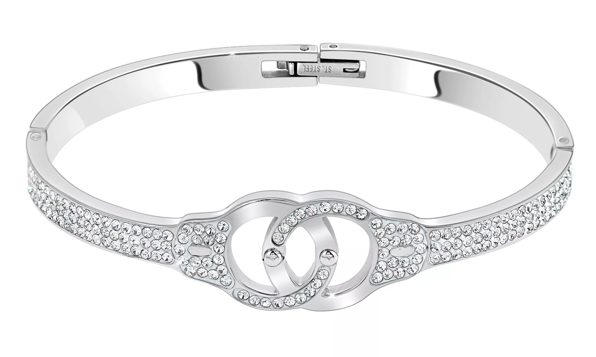 Brazalete con cristales brillantes de SC Crystal