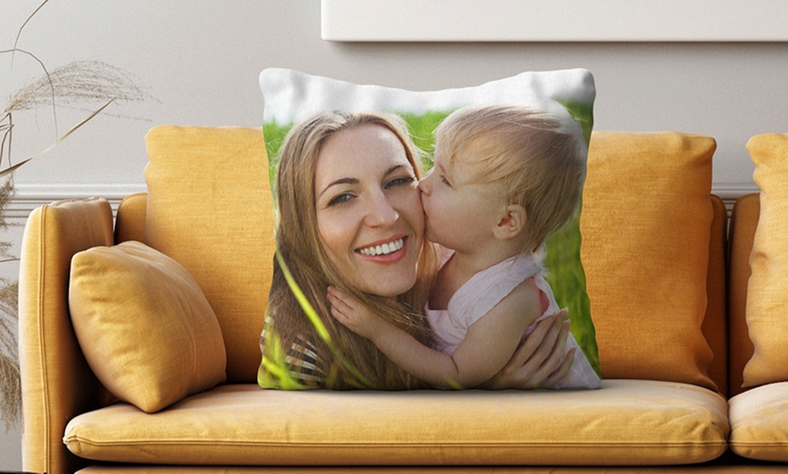 Image 4: Classic or Premium or Standard Personalised Photo Cushion 