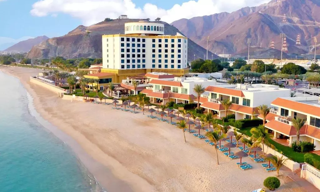 Khor Fakkan: 1-Night for 2 Adults & 2 Children with Breakfast and Optional Dinner at 4* Oceanic Khorfakkan Resort & Spa - Primary Image