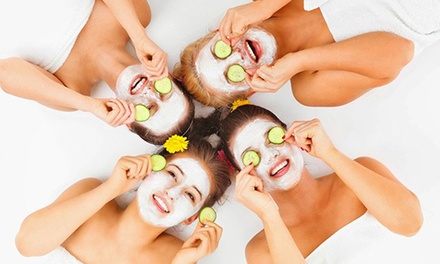 Para 1 persona: Beauty Party con tratamientos faciales, aperitivo, obsequios y ambientación - Natural Wish