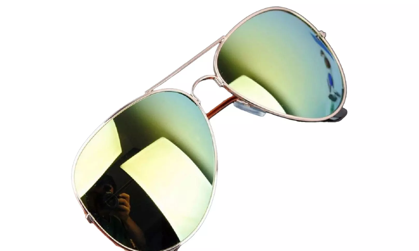 Mirrored Aviator Sunglasses
