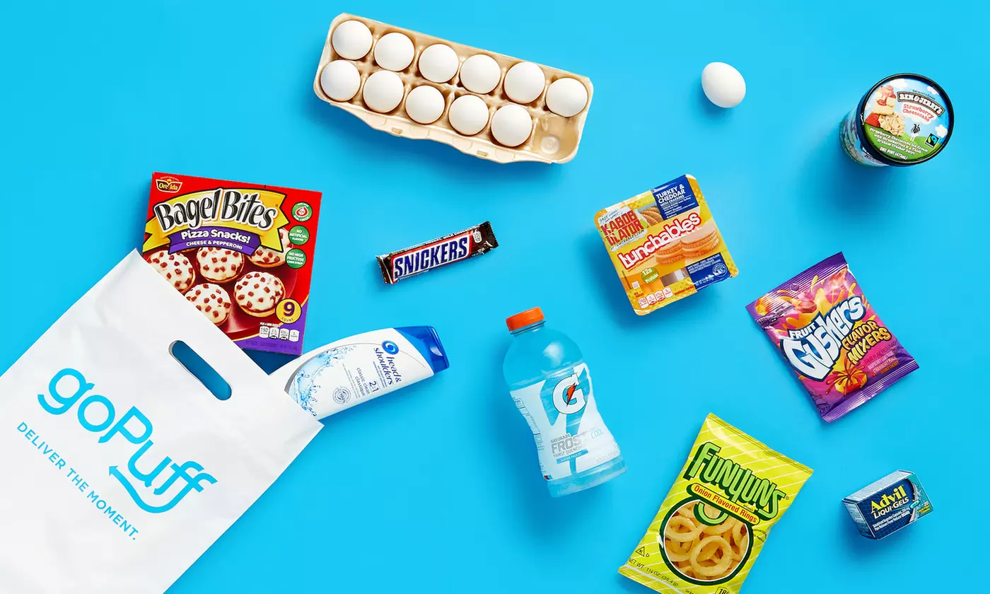 $5 for $10 Towards Food and Home Essentials Delivery from goPuff - Primary Image