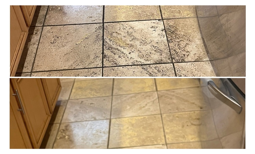 Image 3: Hand-Cleaned Tile & Grout Deep Cleaning – Up to 100, 200 or 400 Sq Ft