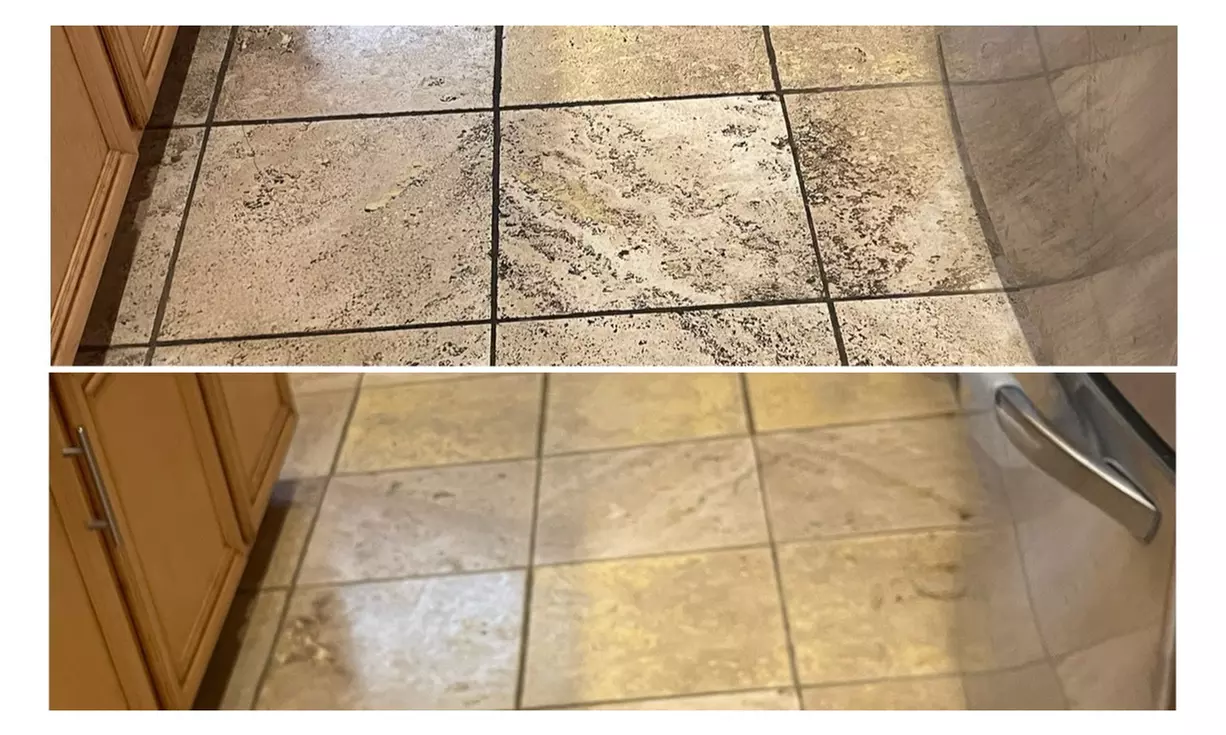 Hand-Cleaned Tile & Grout Deep Cleaning – Up to 100, 200 or 400 Sq Ft