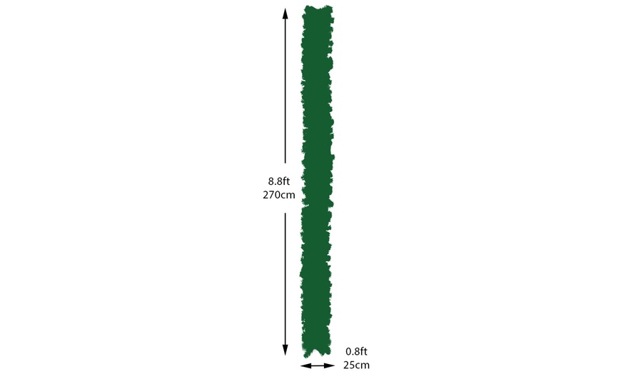 Image 13: Living And Home Festive Pre-Decorated Christmas Garland