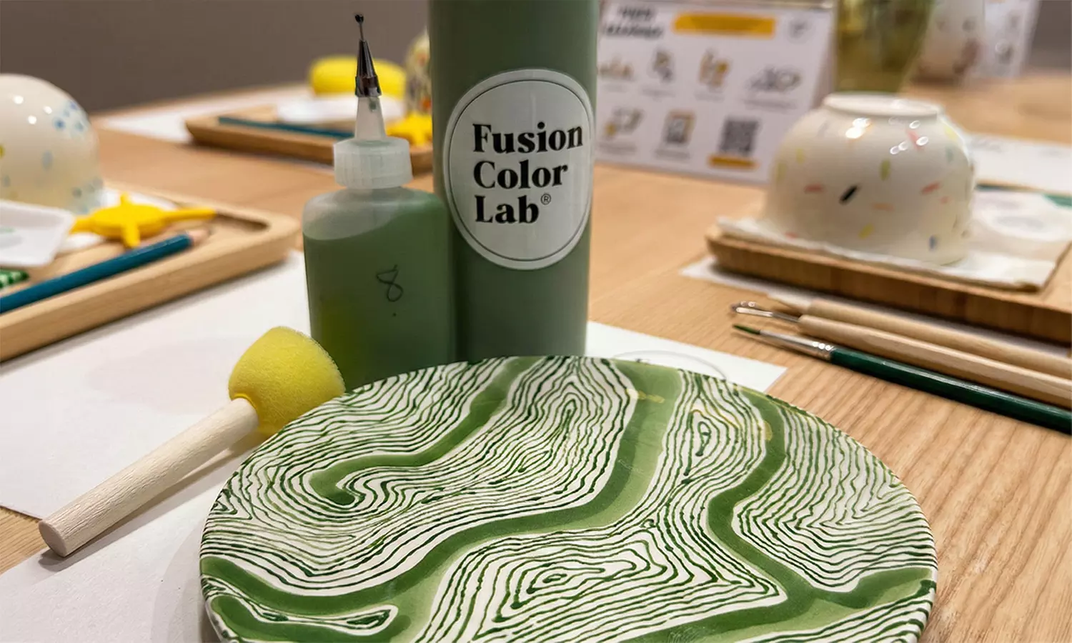 Taller de pintura en cerámica para 1, 2 o 4 personas