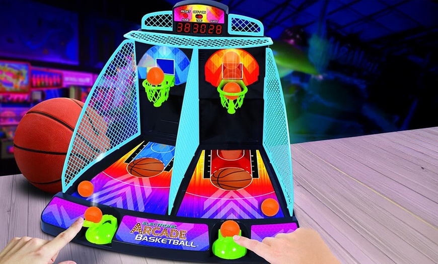 Image 1: Neon Basketball Game