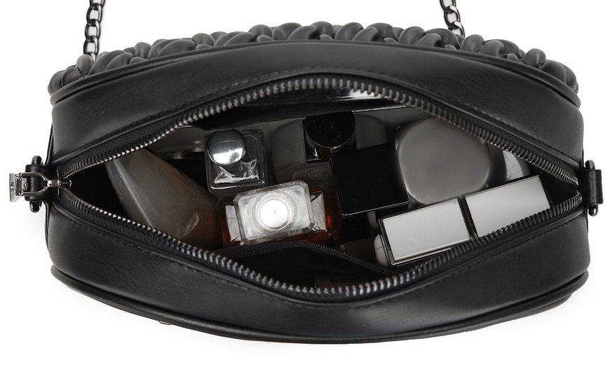 Image 9: Soft Lady's Crossbody Shoulder Bag With Long Strap
