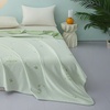 Image 3: Summer Cooling Comforter with Premium Ocean Silk Fabric