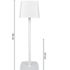 Image 41: Set van 2 led tafellampen collectie