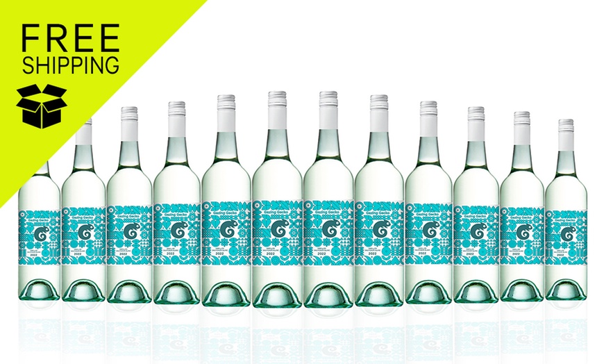 Image 1: Gazing Gecko Semillon Sauvignon Blanc (12 bottles)