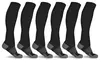 xFit Solid Copper-Infused Knee-High Compression Socks (6 Pairs)