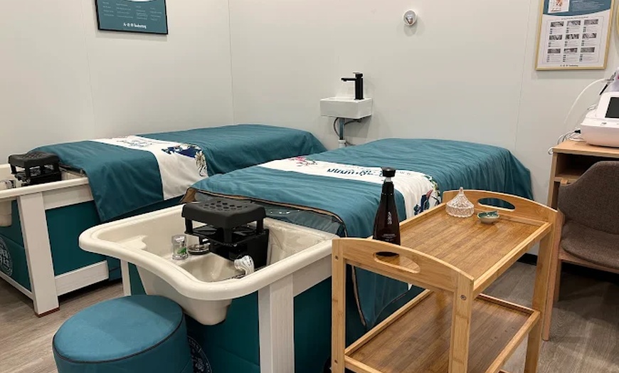 Image 2: Choose One or Two Head Spa Treatments or Facials + Full-Body Massage
