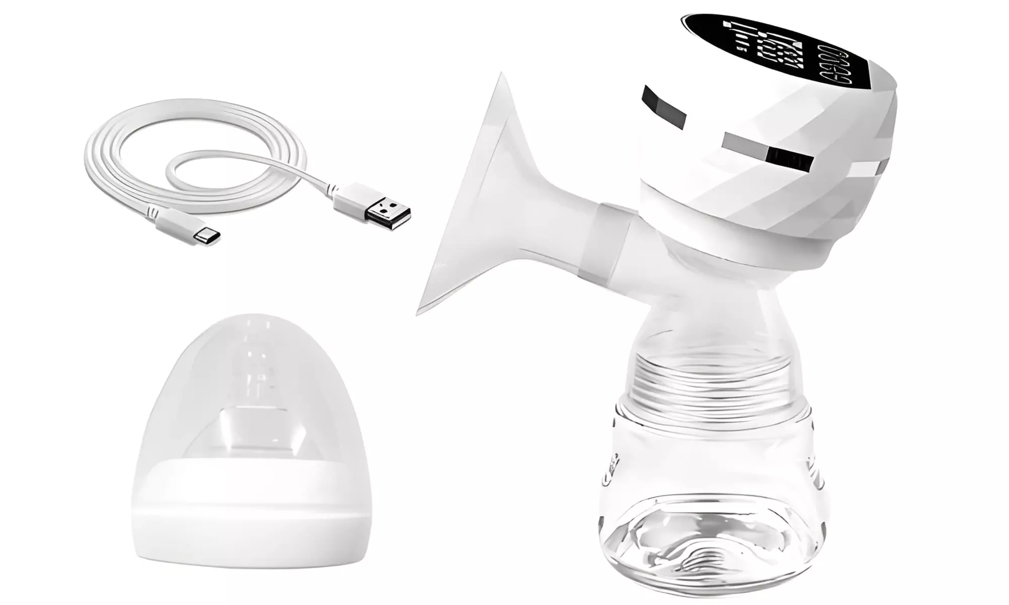 Sacaleches eléctrico con biberón