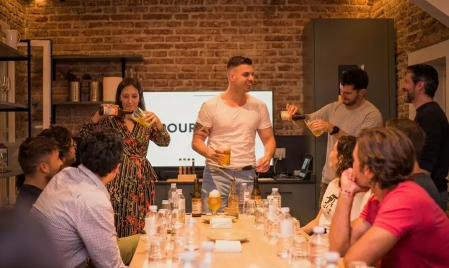 Cata de 4 cervezas artesanas españolas y 4 quesos europeos