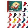 Image 2: 24-Day Christmas-Themed Sock Advent Calendar