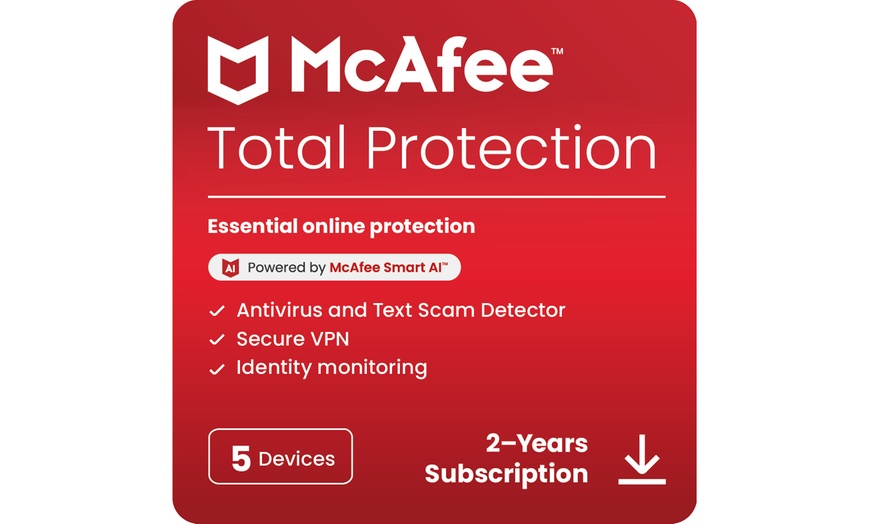 Image 6: Logiciel McAfee Total Protection 2025 pour 1, 3, 5 ou 10 appareils