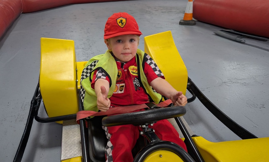 Image 3: High-Speed Fun with 90-Minute Indoor Go-Karting & Gaming for Kids 
