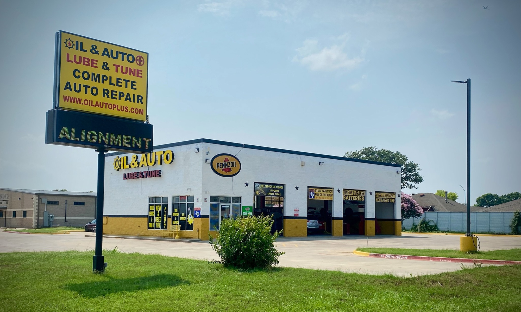 (Up to 32% Off) On Semi or Full Synthetic Oil Change with 29-Point Safety Inspection (5 quarts) at Oil Auto plus