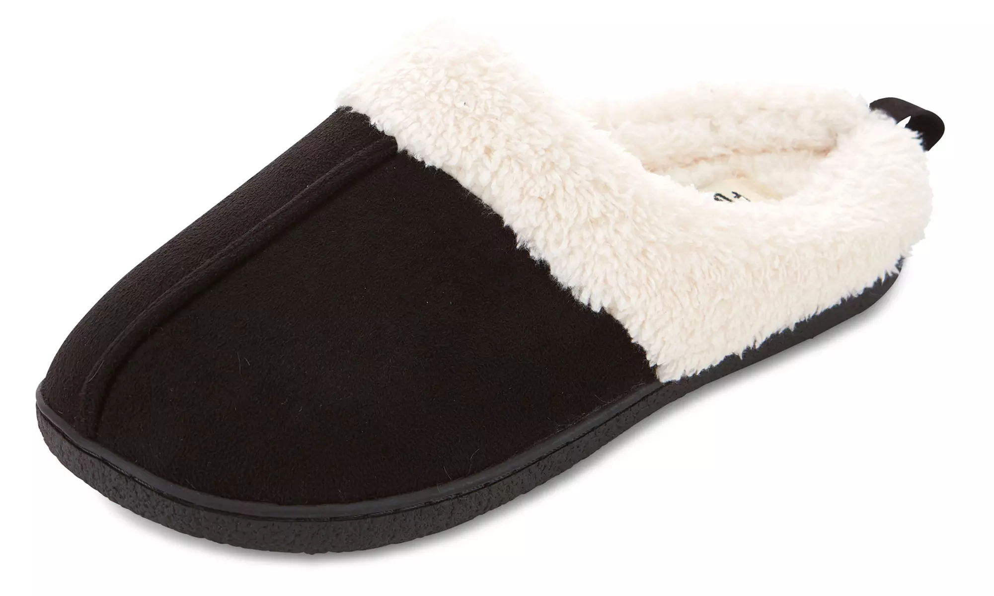 Floopi Women's Indoor Outdoor Fur Lined Clog Slippers with Memory Foam