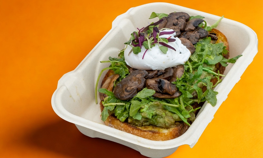 Image 2: Breakfast Burrito, Breakfast Sandwich, OR Fresh Avocado Toast
