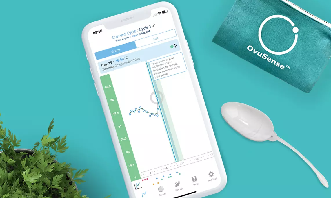 OvuSense Starter Pack with Two- or Twelve-Month Subscription from OvuSense (Up to 23% Off) - Primary Image