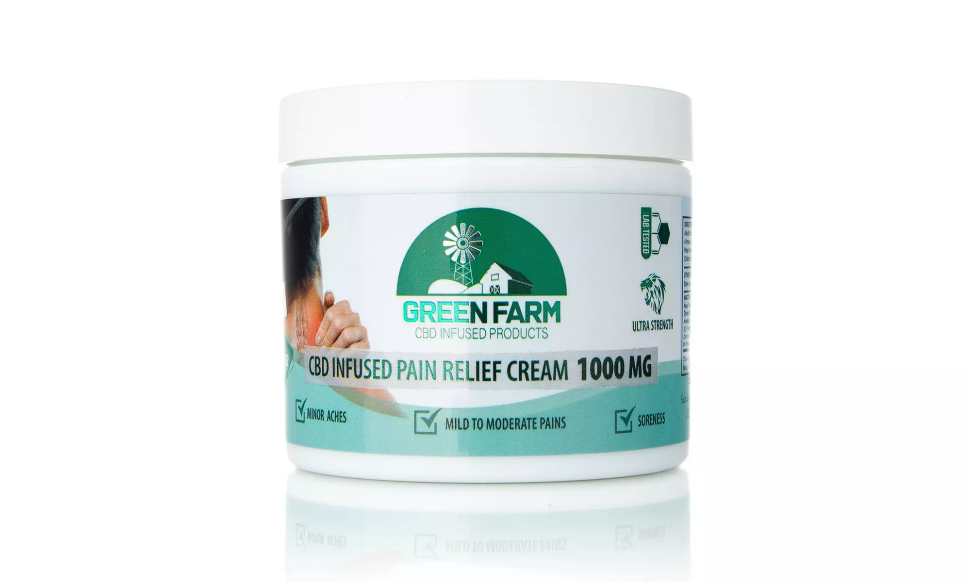 Ultra Strength CBD Pain Relief Menthol & Camphor Creams & Gels from Green Farm