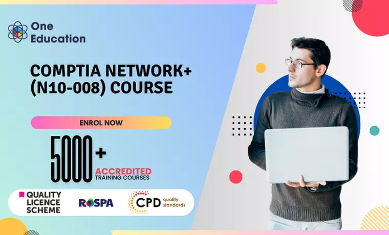CompTIA Network+ (N10-008) Course with One Education - Primary Image