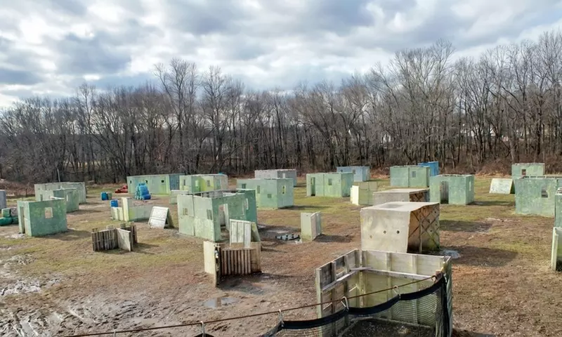 Full Day Paintball with Equipment for upto Ten People